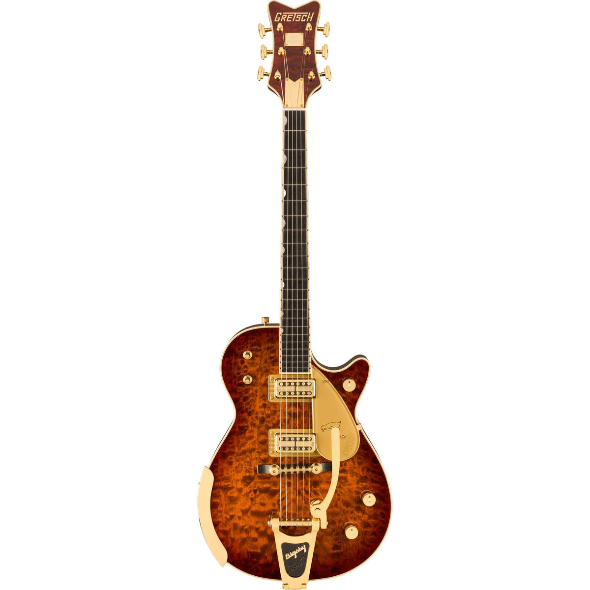 Gretsch G6134TGQM-59 Limited Edition Quilt Classic Penguin with Bigsby, Ebony Fingerboard, Forge Glow