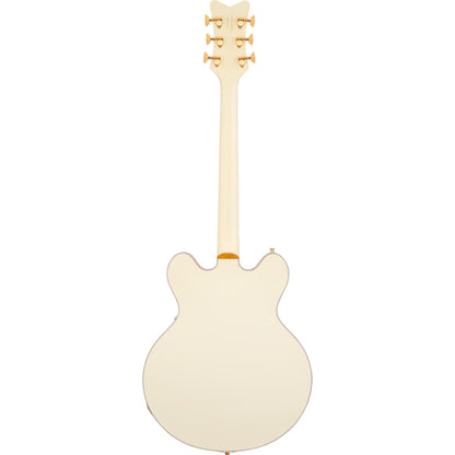 GRETSCH  Falcon Center Block LTD with String-Thru Bigsby and Gold Hardware, Ebony Fingerboard, Vintage White
