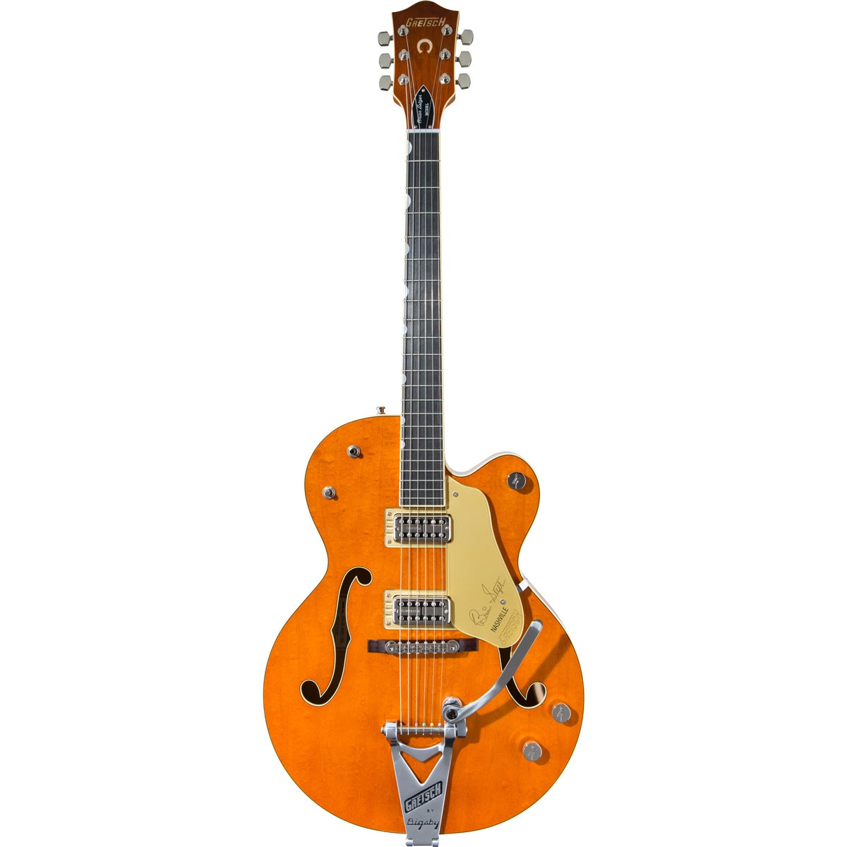 Gretsch G6120T-BSSMK Brian Setzer Signature Nashville Hollow Body '59 "Smoke" with Bigsby, Ebony Fingerboard - Smoke Orange
