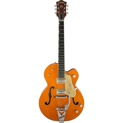 Gretsch G6120T-59 Vintage Select Edition '59 Chet Atkins Hollow Body with Bigsby, TV Jones, Vintage Orange Stain Lacquer