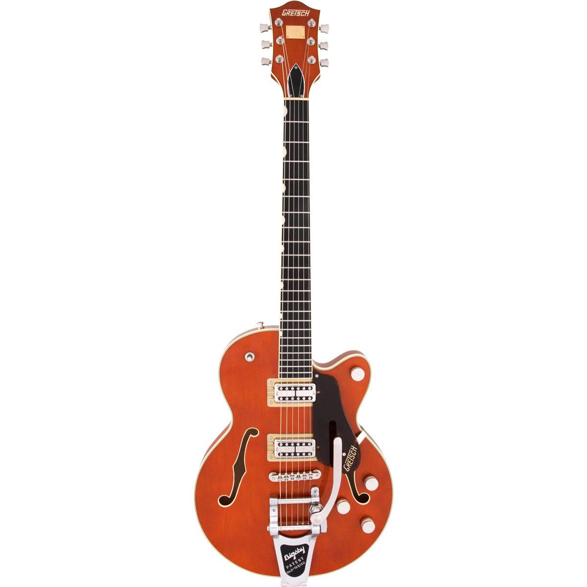 Gretsch  G6659T Players Edition Broadkaster Jr. Center Block Single-Cut with String-Thru Bigsby, USA Full’Tron Pickups, Ebony Fingerboard, Roundup Orange