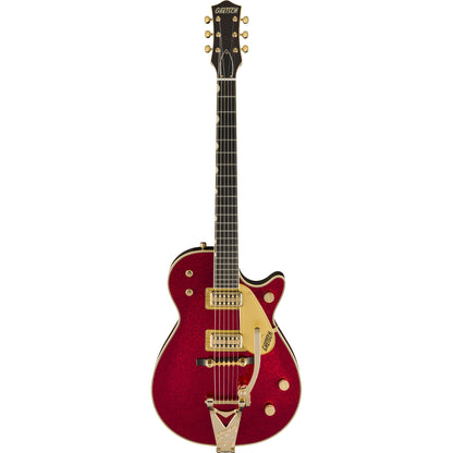 GRETSCH G6129TG-59VS Limited Edition Sparkle Jet with String-Thru Bigsby, Ebony Fingerboard, Red Sparkle