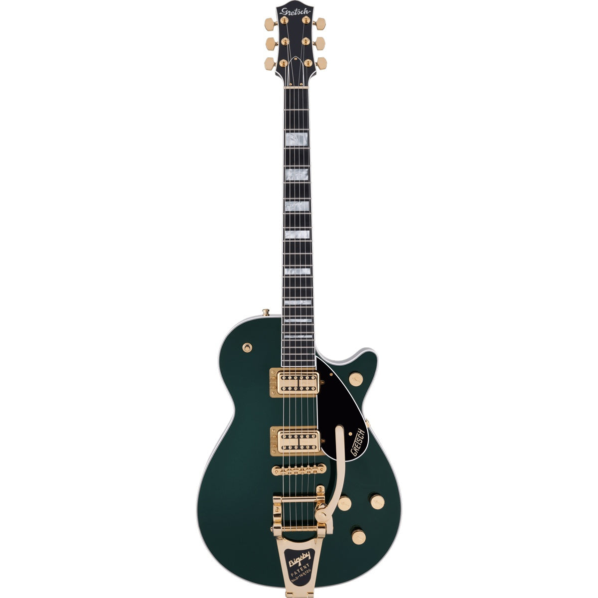 Gretsch G6228TG Players Edition Jet BT with Bigsby and Gold Hardware, Ebony Fingerboard - Cadillac Green