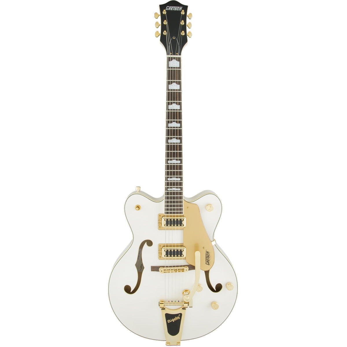 Gretsch G5422TG Electromatic Hollow Body Double-Cut with Bigsby and Gold Hardware - Snowcrest White