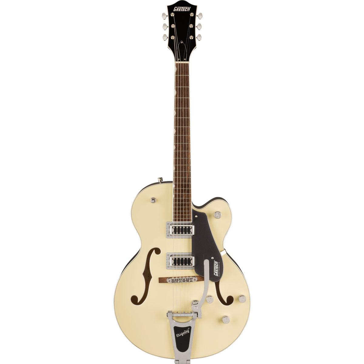 Gretsch G5420T Electromatic Classic Hollow Body Single-Cut with Bigsby, Laurel Fingerboard, Two-Tone Vintage White/London Grey