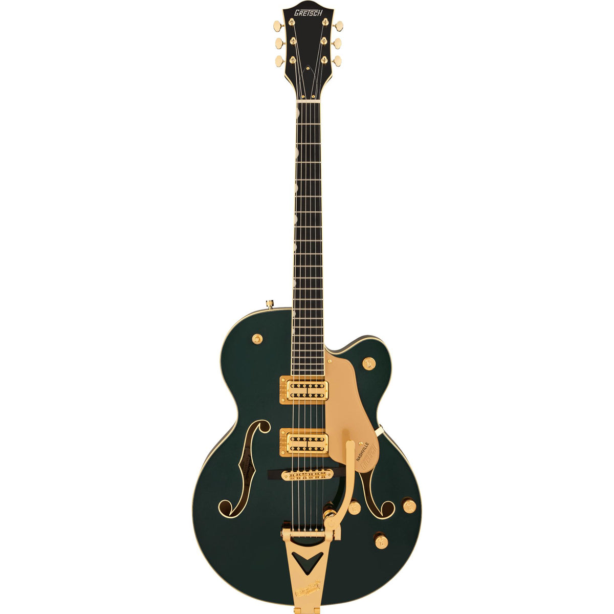GRETSCH  Synchromatic Nashville Hollow Body Single-Cut with Bigsby, Ebony Fingerboard, Cadillac Green