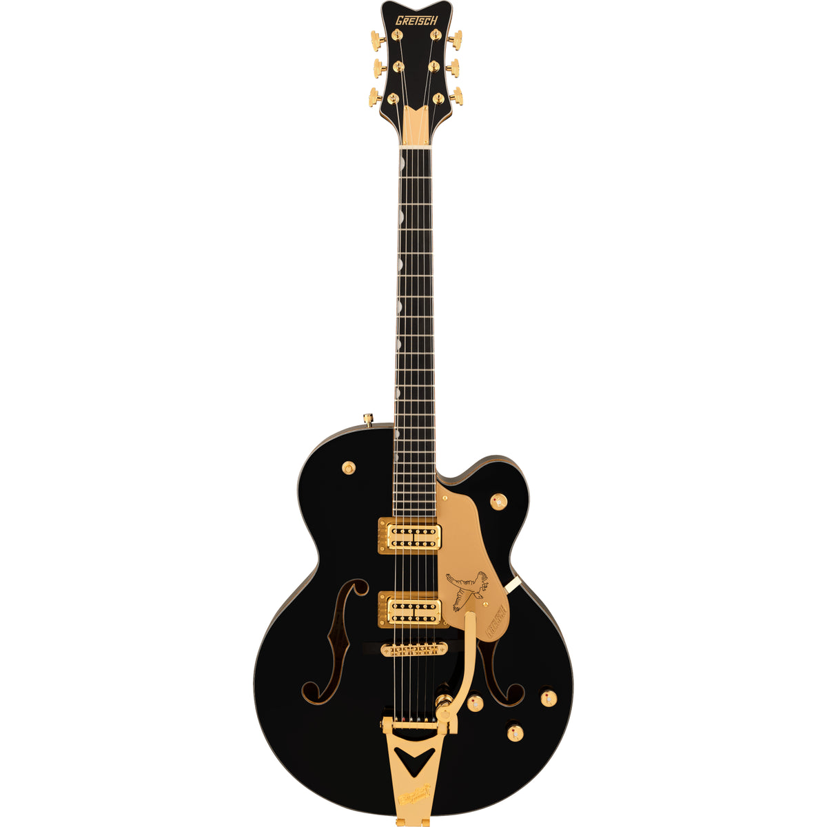 Gretsch Synchromatic Falcon Hollow Body Single-Cut with Bigsby, Ebony Fingerboard, Black