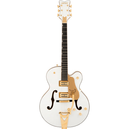 GRETSCH Synchromatic Falcon Hollow Body Single-Cut with Bigsby, Ebony Fingerboard, Snowcrest White
