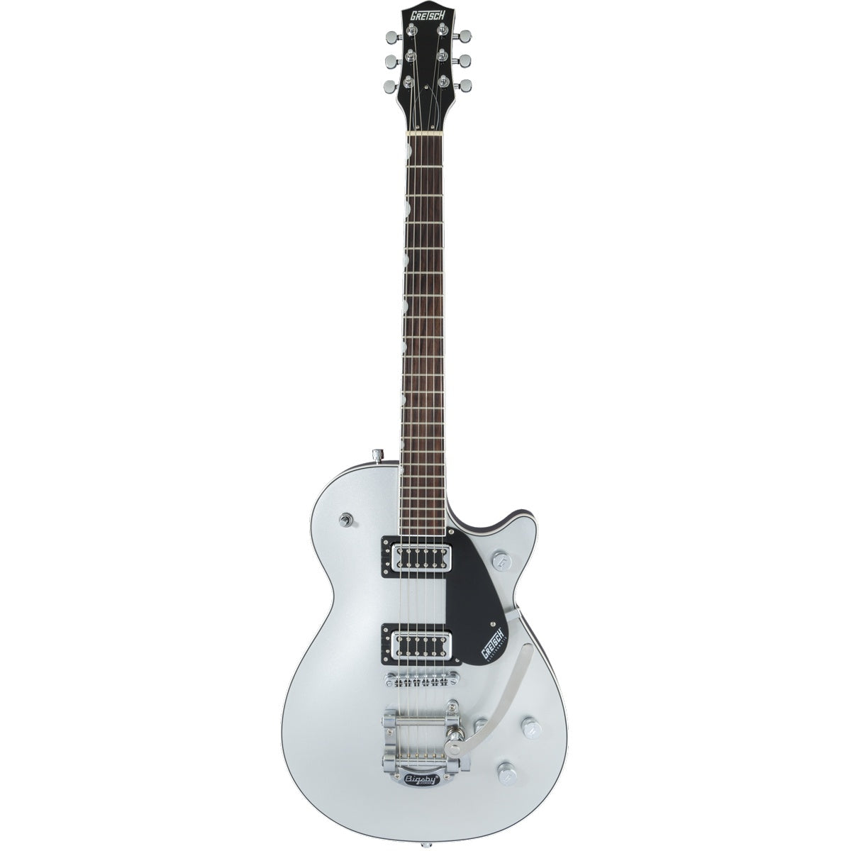 Gretsch G5230T Electromatic Jet FT Single-Cut with Bigsby, Black Walnut Fingerboard - Airline Silver
