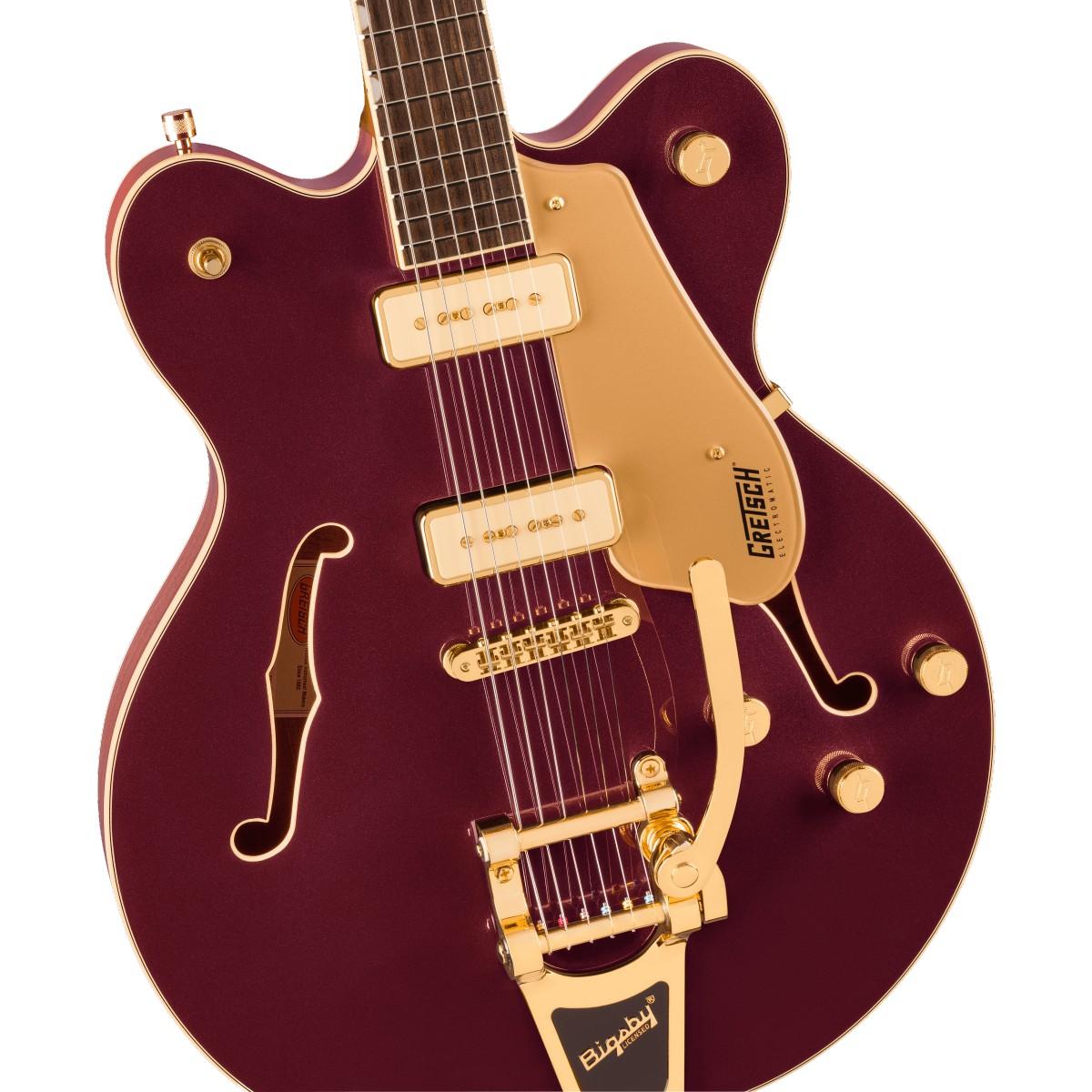 Gretsch  Electromatic Pristine LTD Center Block Double-Cut with Bigsby, Laurel Fingerboard, Dark Cherry Metallic