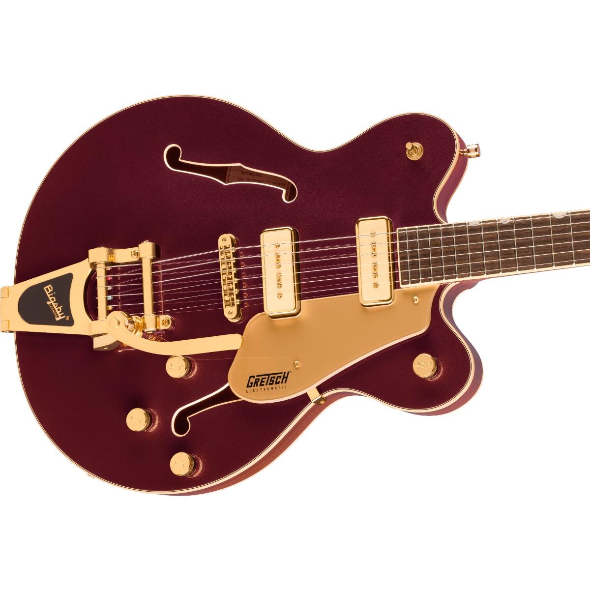 Gretsch  Electromatic Pristine LTD Center Block Double-Cut with Bigsby, Laurel Fingerboard, Dark Cherry Metallic