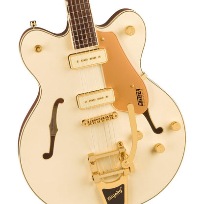 Gretsch Electromatic Pristine LTD Center Block Double-Cut with Bigsby, Laurel Fingerboard, White Gold