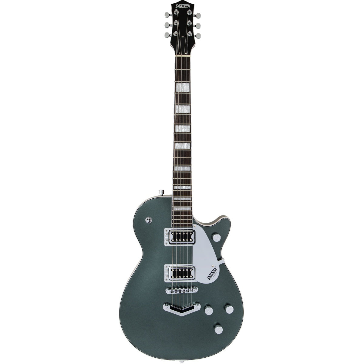 Gretsch G5220 Electromatic Jet BT Single-Cut with V-Stoptail, Black Walnut Fingerboard - Jade Grey Metallic