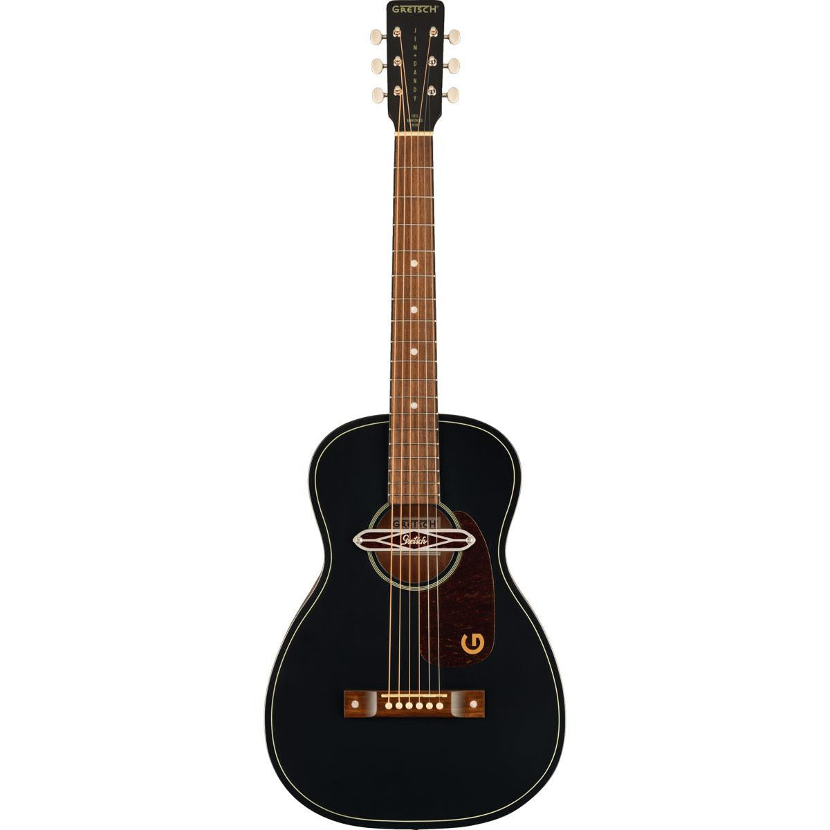 Gretsch Deltoluxe Parlor, Walnut Fingerboard, Tortoiseshell Pickguard, Black Top