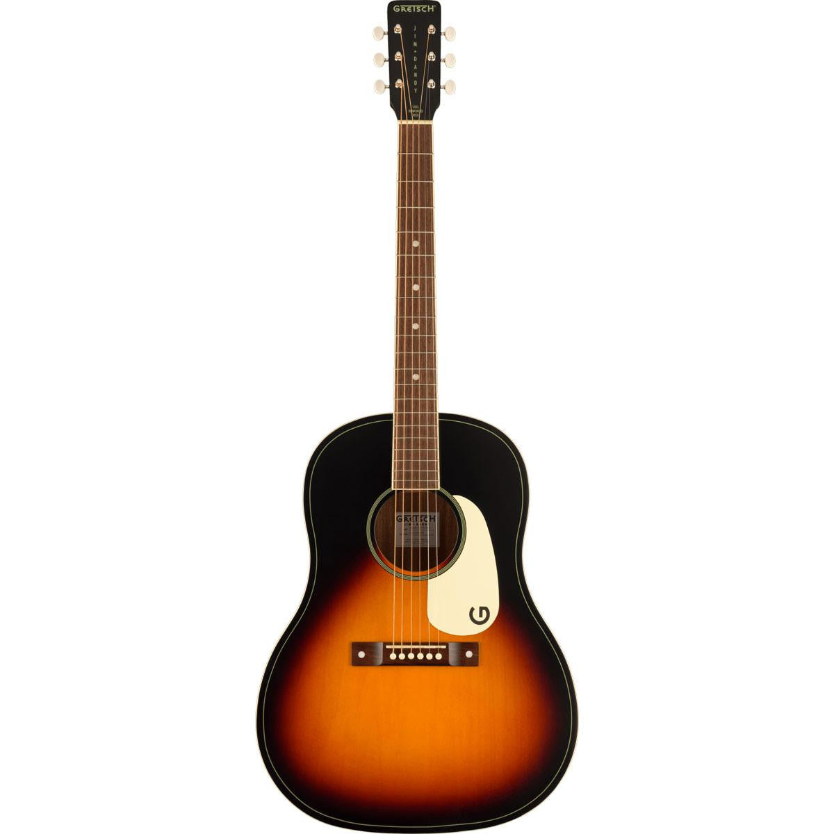Gretsch  Jim Dandy Dreadnought, Walnut Fingerboard, White Pickguard, Rex Burst