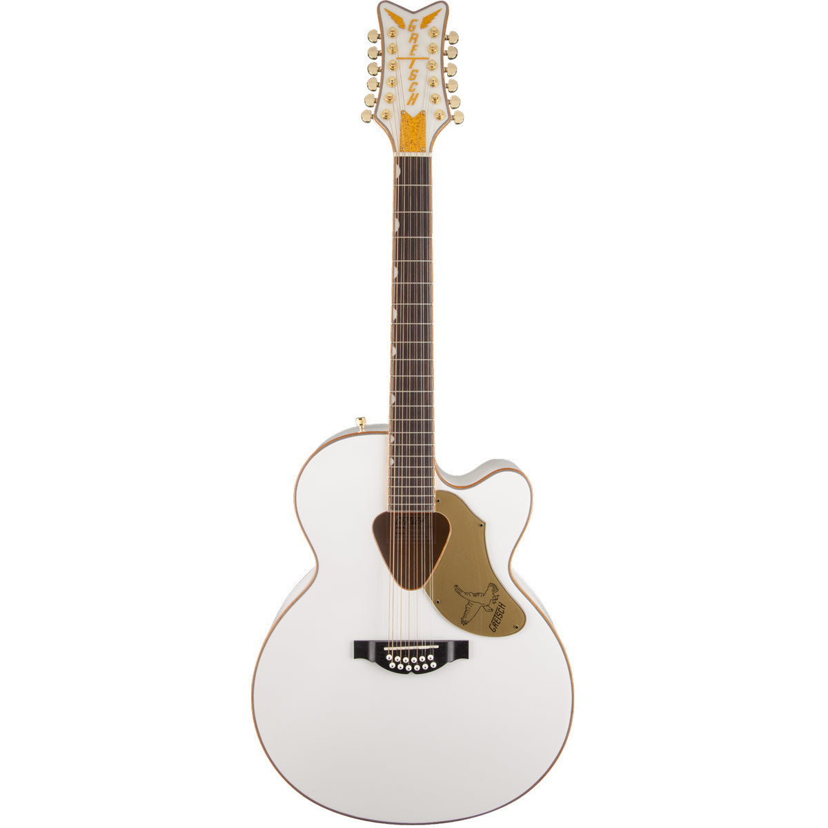 Gretsch  G5022CWFE-12 Rancher Falcon Jumbo 12-String Cutaway Electric, Fishman Pickup System, White