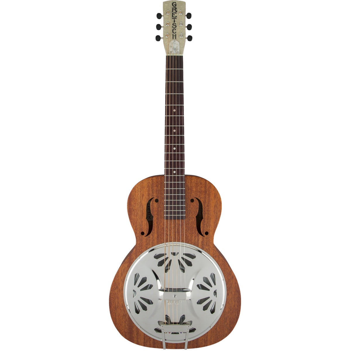 Gretsch G9200 Boxcar Round-Neck, Mahogany Body Resonator Guitar - Natural