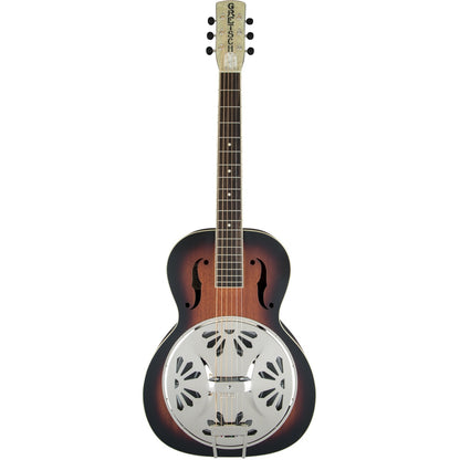 Gretsch G9220 Bobtail Round-Neck A.E., Mahogany Body Spider Cone Resonator Guitar, Fishman Nashville Resonator Pickup - 2-Color Sunburst