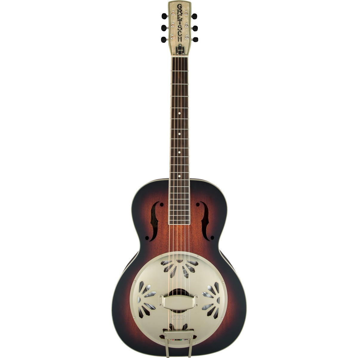 Gretsch G9240 Alligator Round-Neck, Mahogany Body Biscuit Cone Resonator Guitar - 2-Color Sunburst