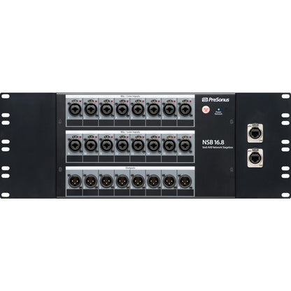 PreSonus® NSB 16.8 Networked Stage Box, Black