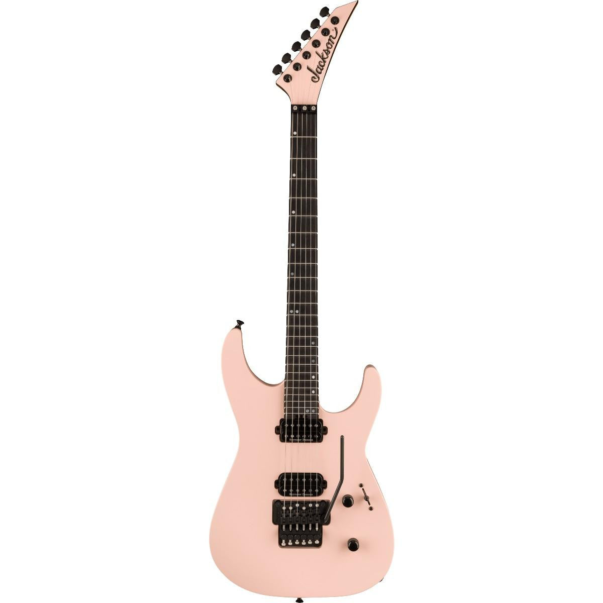 Jackson American Series Virtuoso, Streaked Ebony Fingerboard, Satin Shell Pink