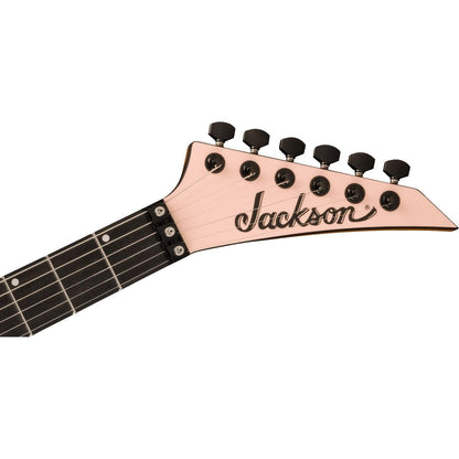 Jackson American Series Virtuoso, Streaked Ebony Fingerboard, Satin Shell Pink