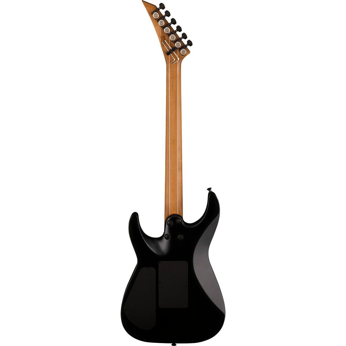 Jackson American Series Virtuoso, Streaky Ebony Fingerboard, Satin Black