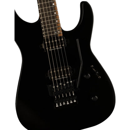 Jackson American Series Virtuoso, Streaky Ebony Fingerboard, Satin Black