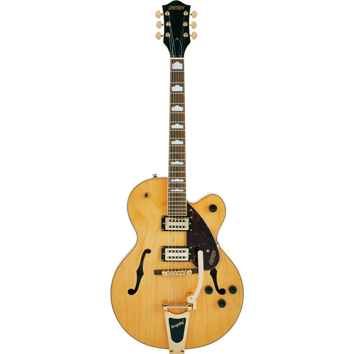 Gretsch G2410TG Streamliner Hollow Body Single-Cut with Bigsby and Gold Hardware, Laurel Fingerboard - Village Amber