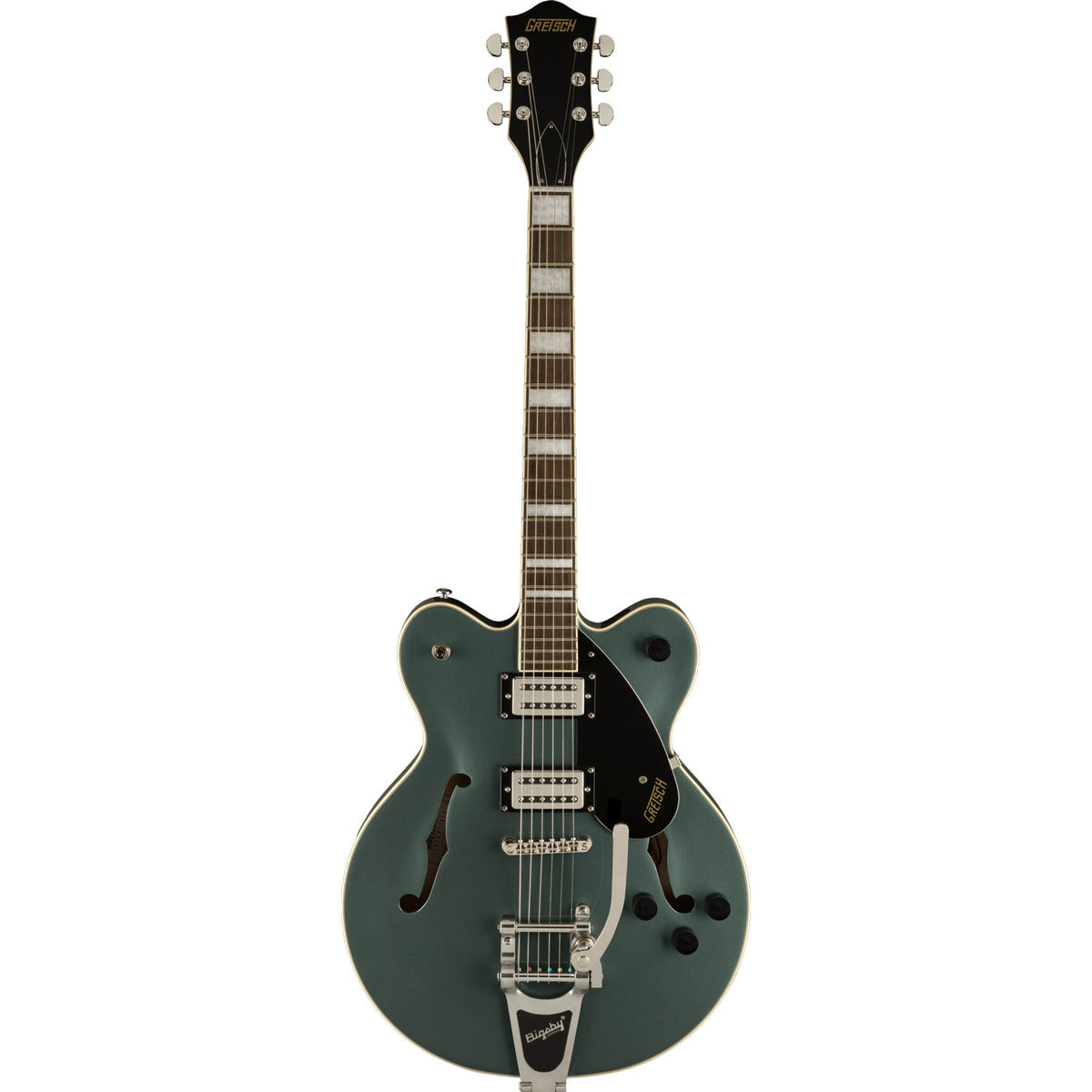 Gretsch G2622T Streamliner Center Block Double-Cut with Bigsby, Laurel Fingerboard, Broad’Tron BT-2S Pickups, Stirling Green