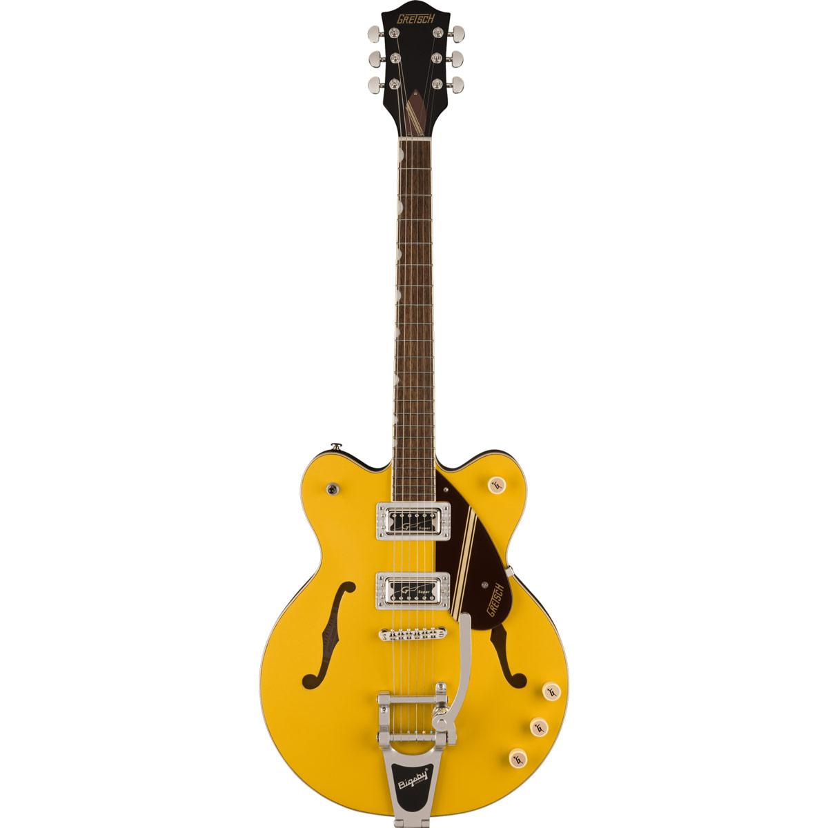 Gretsch G2604T Limited Edition Streamliner Rally II Center Block with Bigsby, Laurel Fingerboard, Two-Tone Bamboo Yellow/Copper Metallic