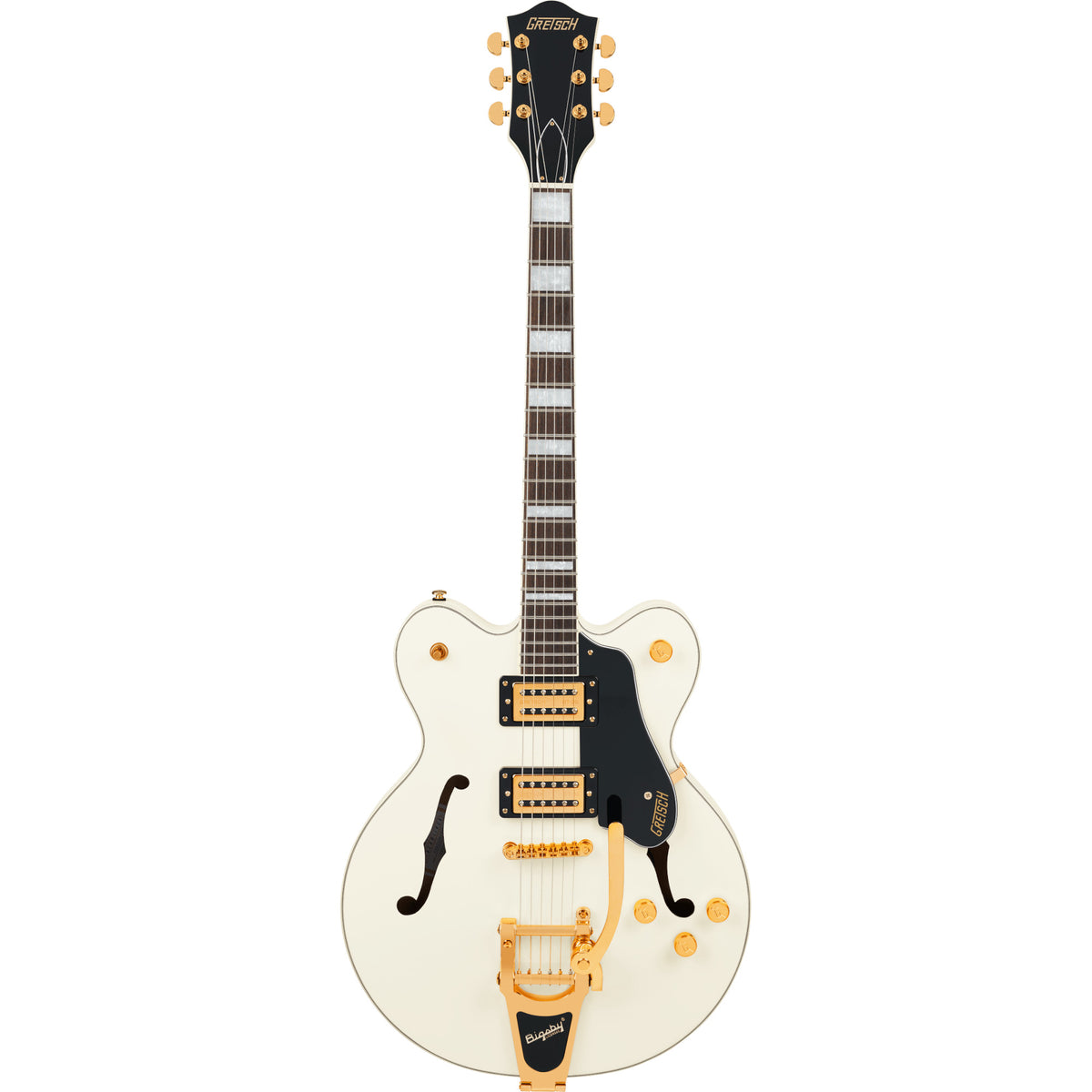 GRETSCH G2622TG Streamliner Center Block Double-Cut with Bigsby LTD, Laurel Fingerboard, Broad’Tron BT-3S Pickups, Vintage White