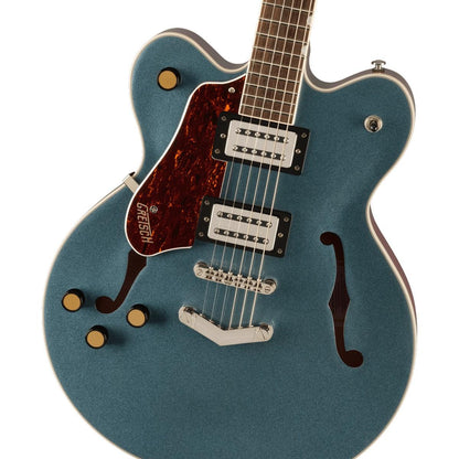 Gretsch G2622LH Streamliner™ Center Block Double-Cut with V-Stoptail, Left-Handed, Broad'Tron™ BT-3S Pickups, Laurel Fingerboard, Gunmetal