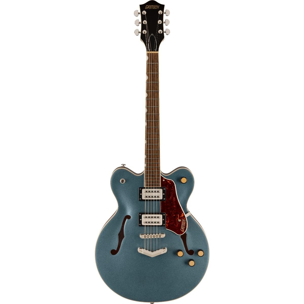 Gretsch G2622LH Streamliner™ Center Block Double-Cut with V-Stoptail, Left-Handed, Broad'Tron™ BT-3S Pickups, Laurel Fingerboard, Gunmetal