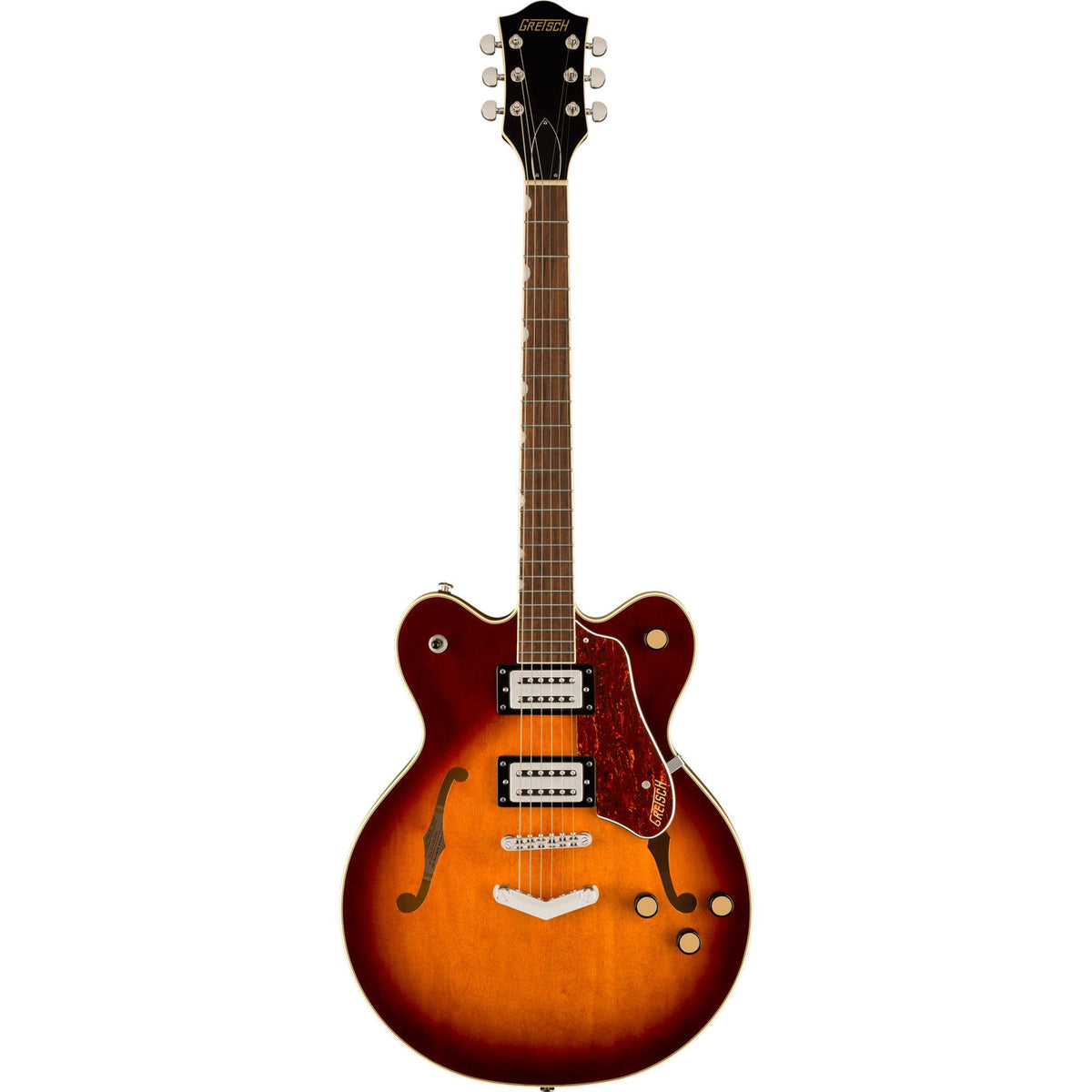 GRETSCH G2622 Streamliner Center Block Double-Cut with V-Stoptail, Laurel Fingerboard, Broad’Tron BT-3S Pickups, Forge Glow