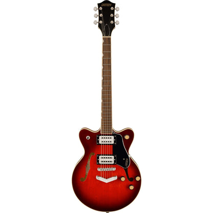 GRETSCH G2655 Streamliner Center Block Jr. Double-Cut with V-Stoptail, Laurel Fingerboard, Claret Burst