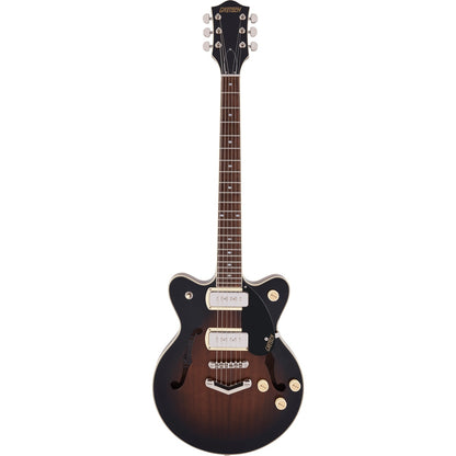 Gretsch G2655-P90 Streamliner Center Block Jr. Double-Cut P90 with V-Stoptail, Laurel Fingerboard - Brownstone
