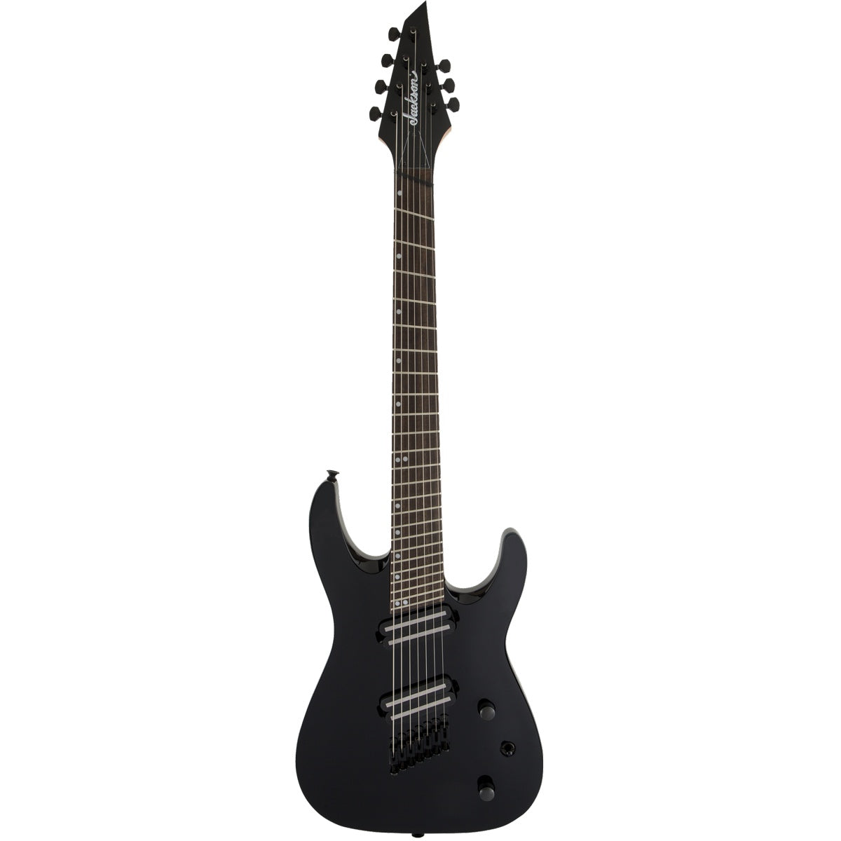 Jackson X Series Dinky Arch Top DKAF7 MS, Laurel Fingerboard, Multi-Scale - Gloss Black