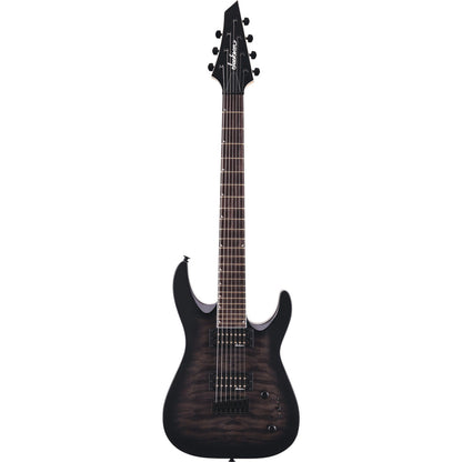 Jackson JS Series Dinky Arch Top JS22Q-7 DKA HT, Amaranth Fingerboard - Transparent Black Burst