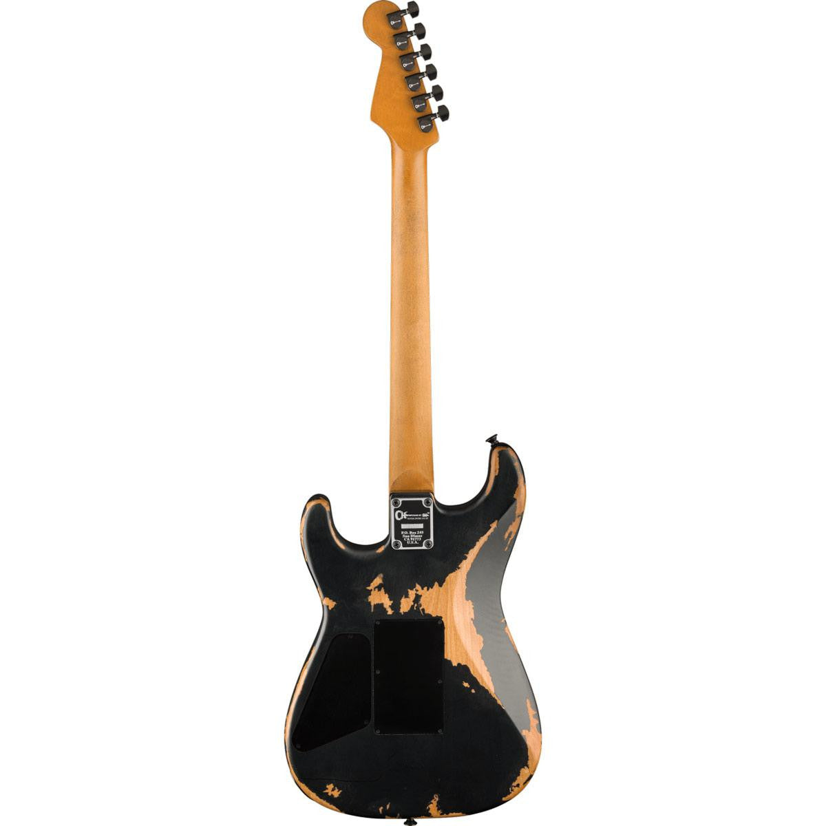 CHARVEL Pro-Mod Relic San Dimas Style 1 HH FR PF, Pau Ferro Fingerboard, Weathered Black