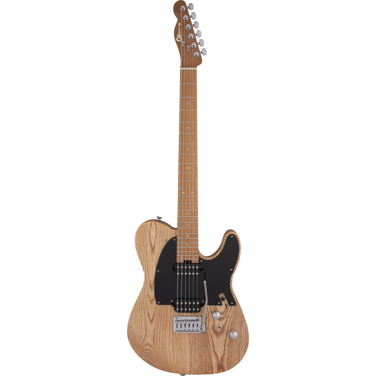 CHARVEL Pro-Mod So-Cal Style 2 24 HH 2PT CM Ash, Caramelized Maple Fingerboard, Natural Ash