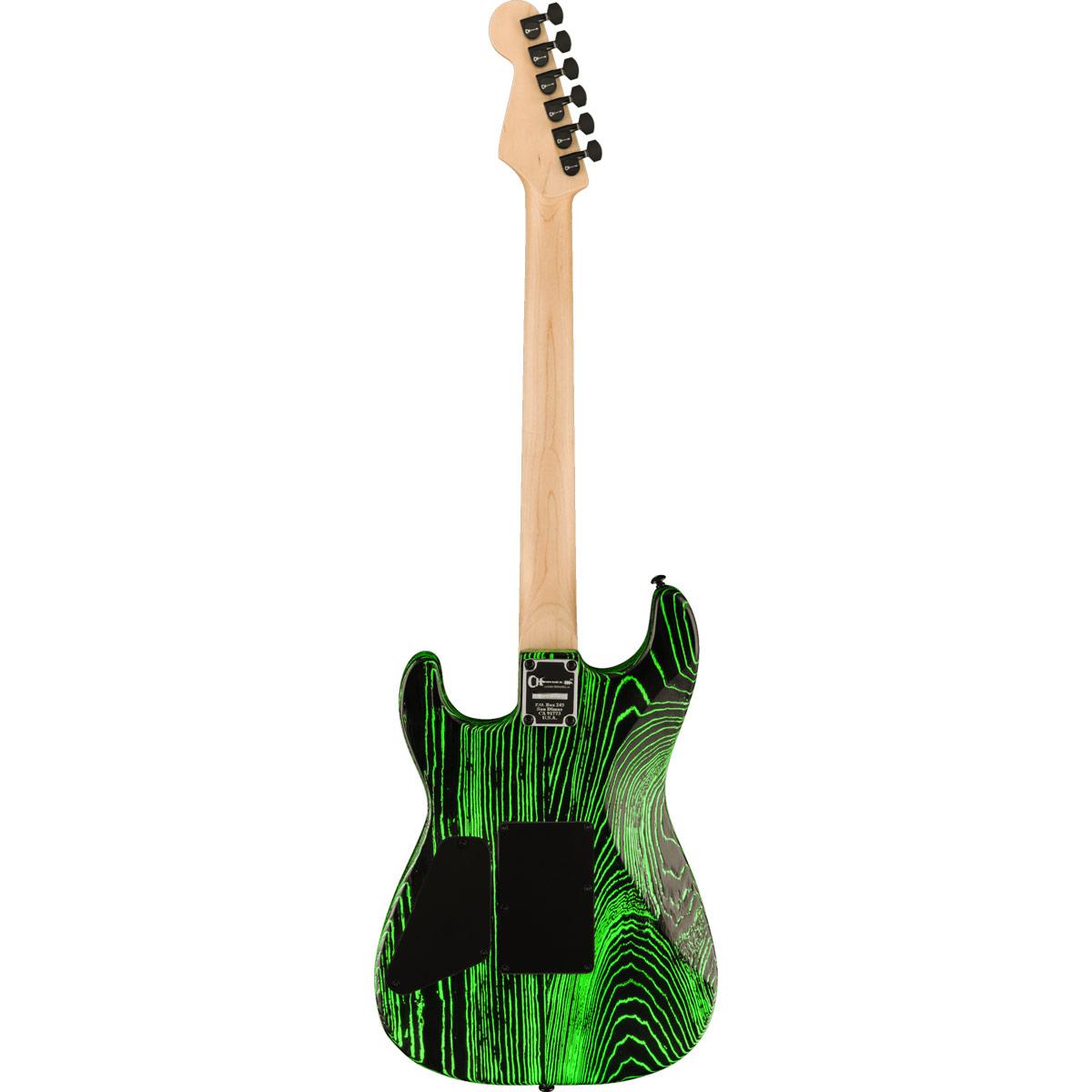 Charvel Pro-Mod San Dimas Style 1 HH FR E Ash, Ebony Fingerboard, Green Glow