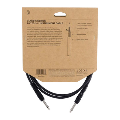 D'ADDARIO PW-CGT-10 Câble d'instrument de la série Classic droit vers droit TS 1/4 po - 10 pi