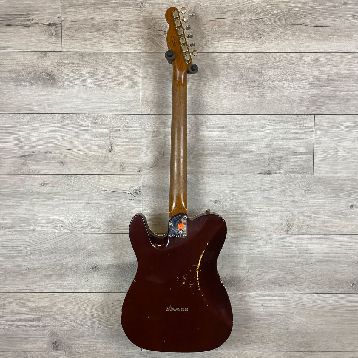 FENDER Custom Shop S6 American Custom Relic-Style Telecaster Maple Neck - Aged Daphne Blue