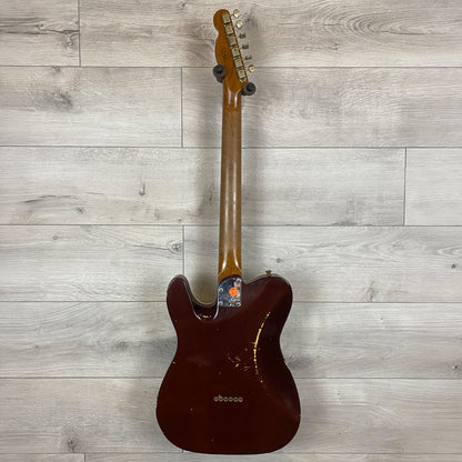 FENDER Custom Shop S6 American Custom Relic-Style Telecaster Maple Neck - Aged Daphne Blue