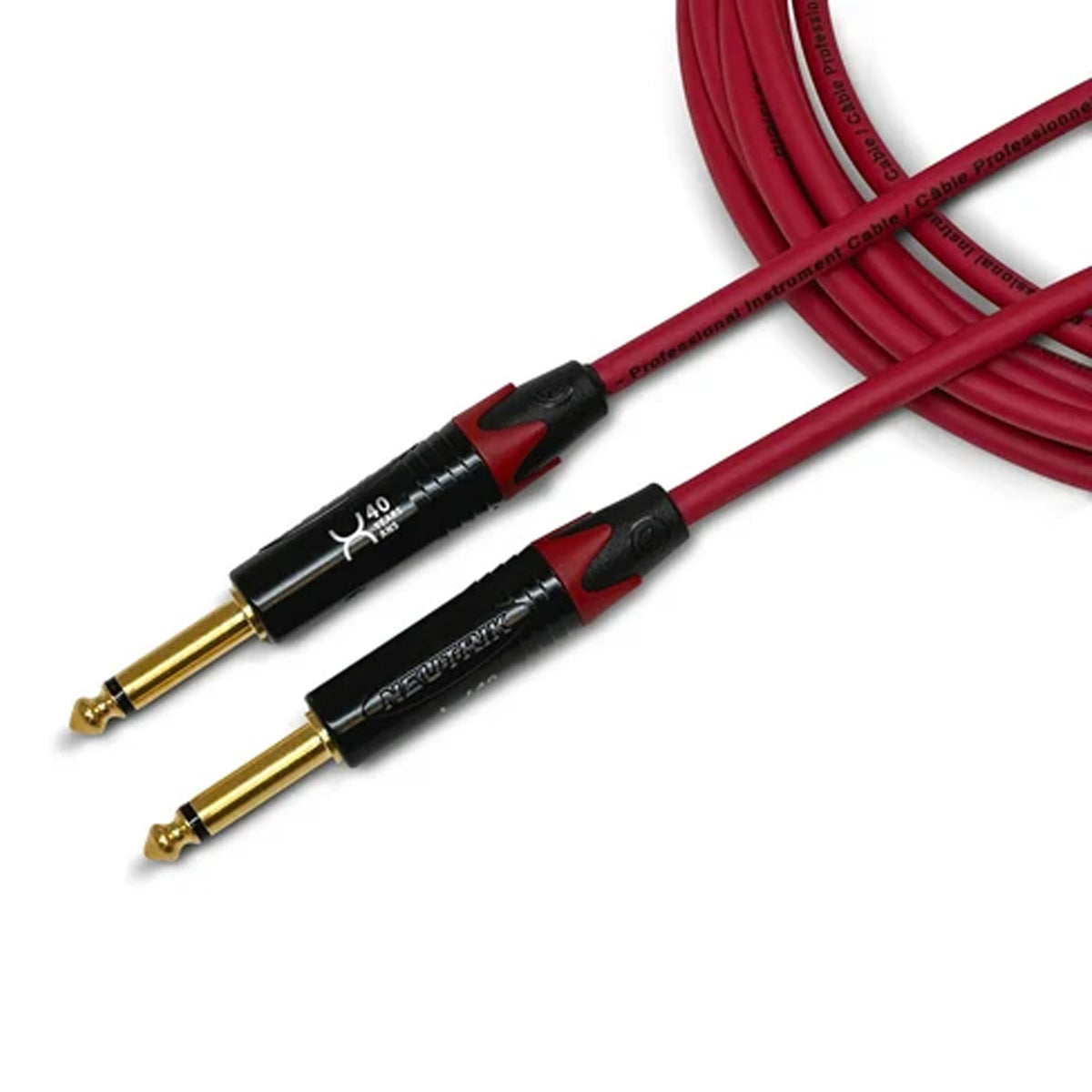 DIGIFLEX NPP40-20 Ruby 40th Anniversary 1/4" TS Straight-to-Straight Instrument Cable - 20'