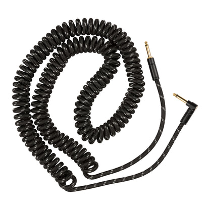 FENDER Deluxe Câble spiralé - 30 pi - Tweed noir
