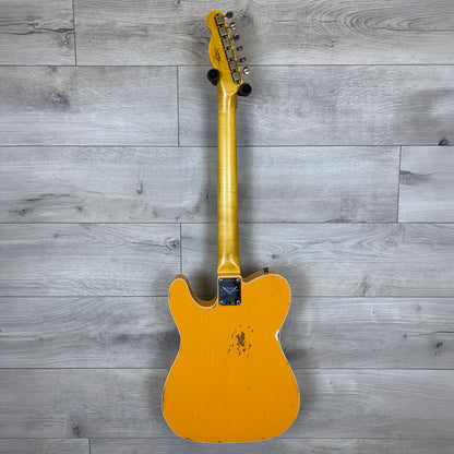 FENDER Custom Shop 63 Esquire Custom de style Relic en palissandre avec micro bobiné à la main - Faded Orange