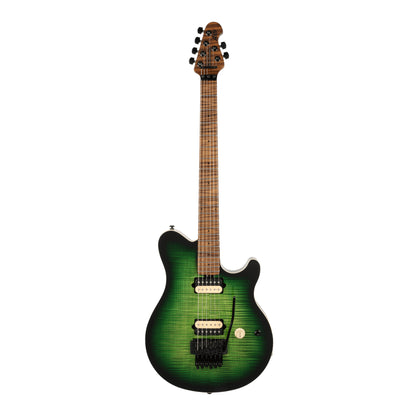 ERNIE BALL MUSIC MAN Axis Electric Guitar, Maple FB, Matcha Flame