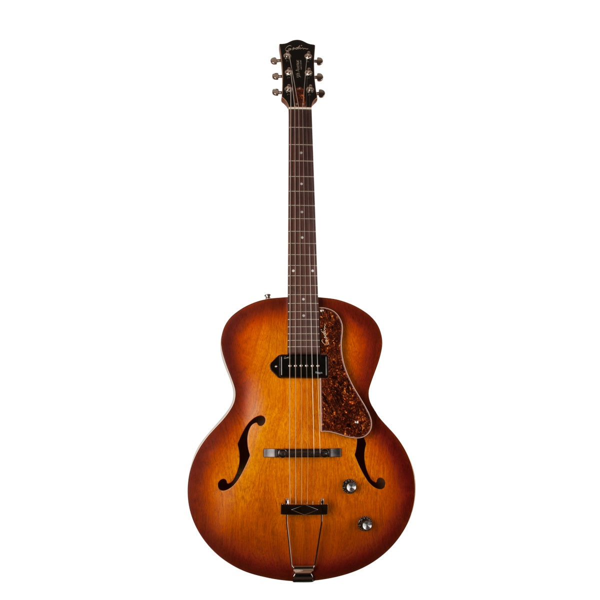 Godin 5th Avenue Kingpin P90 - Cognac Burst